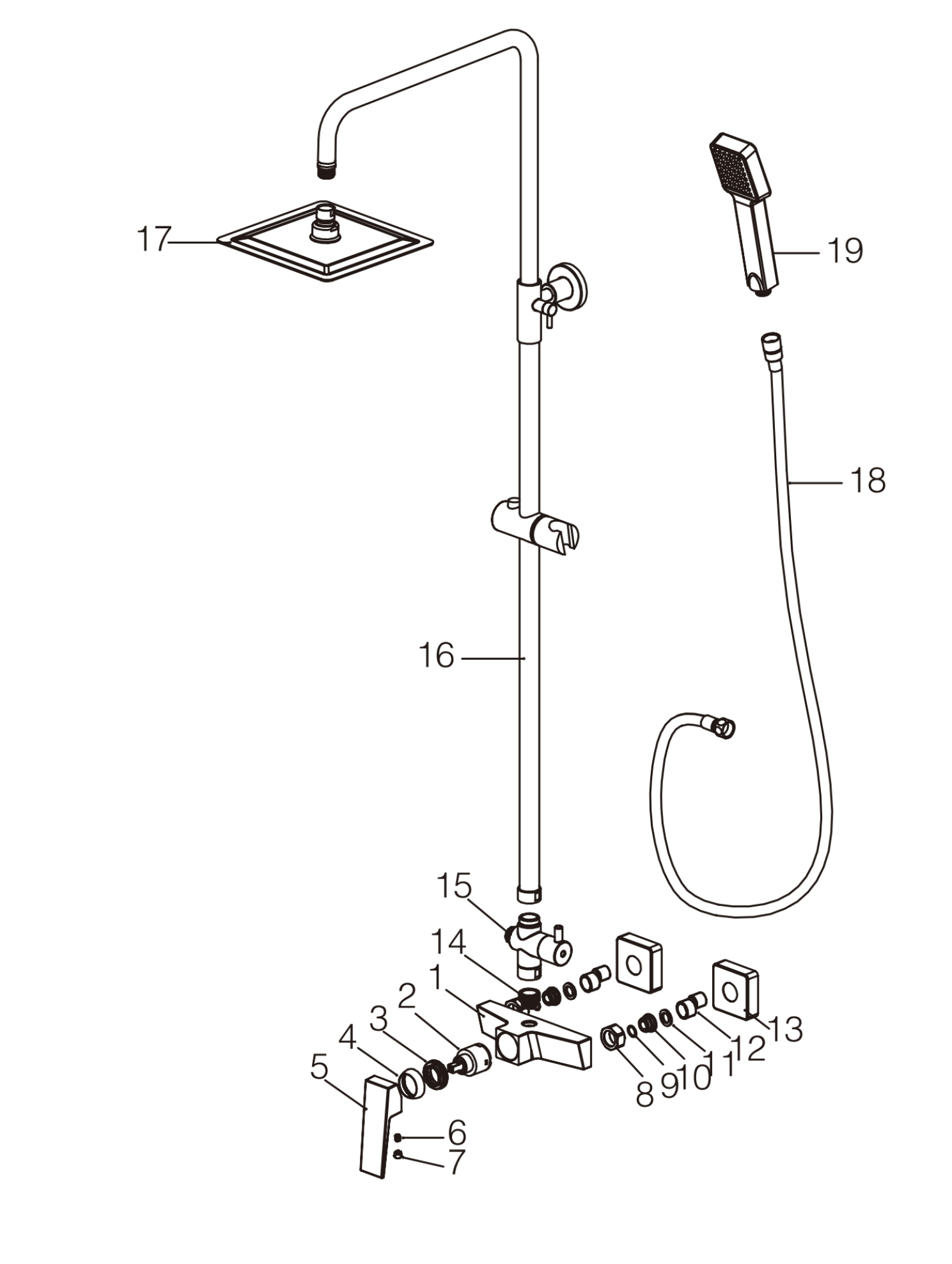 ART dualny sprchovy system
